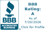 BBB Accredited Business, A rating